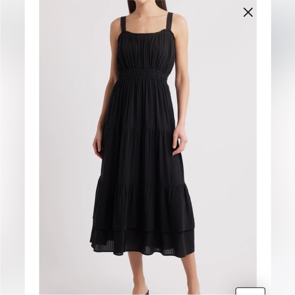 Paige Persimmon Sleeveless Midi Dress NWT Size Small